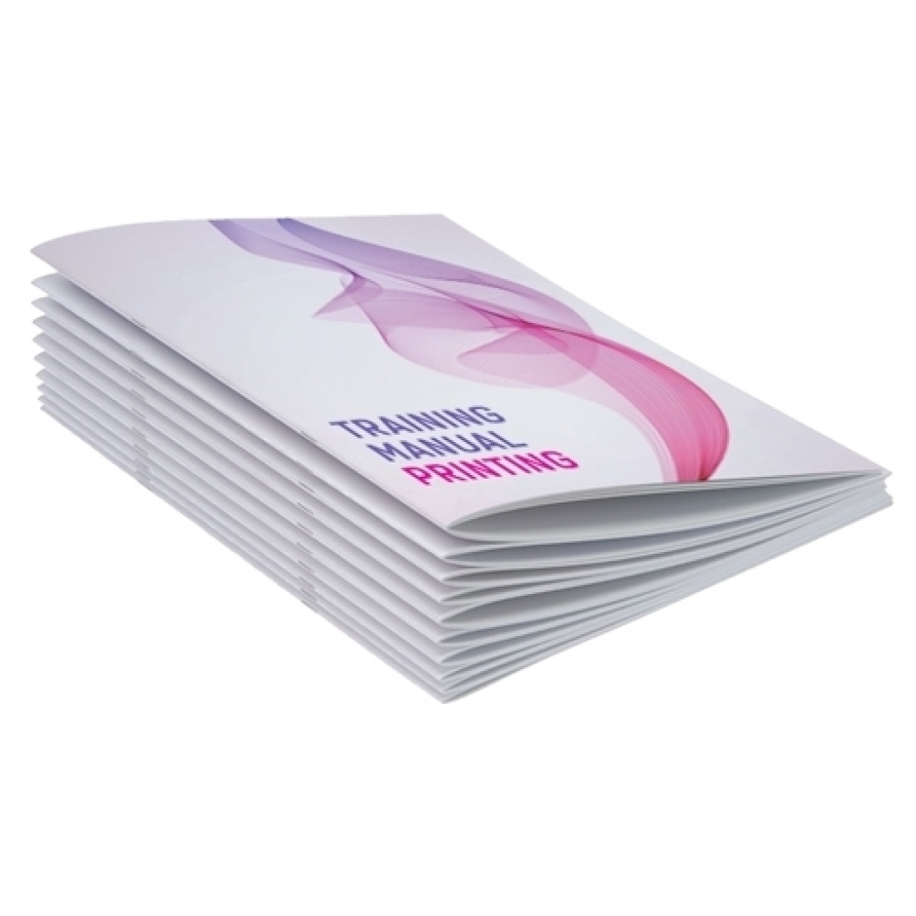 A4, Full Colour, 80gsm, Folded and Stapled Booklet