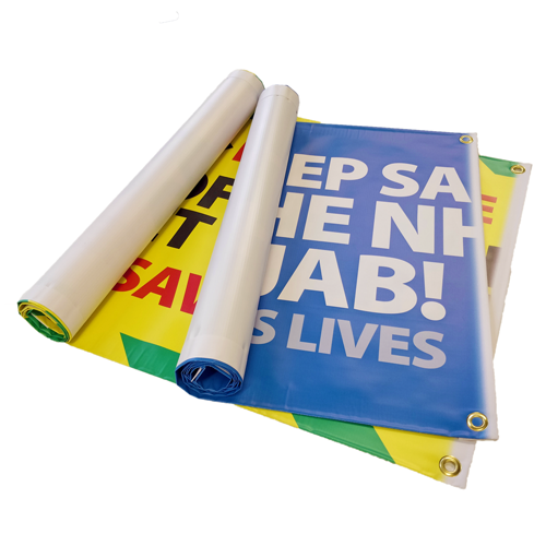2m (2000mm) x 0.8m (800mm) - Scrim Vinyl Banner