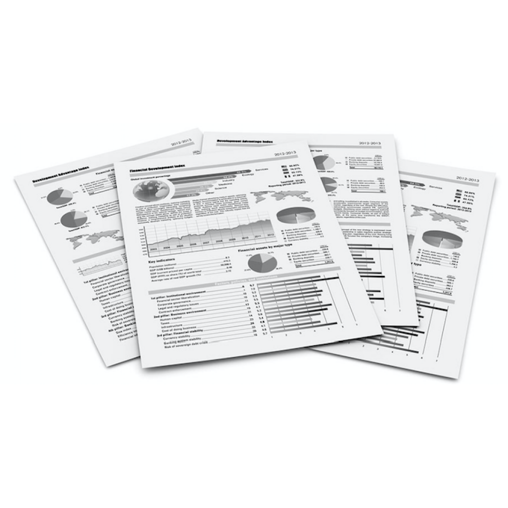 A3, Black and White, 80gsm, Double Sided, Standard Printing